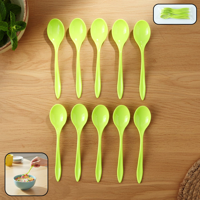Plastic Spoons Set – Reusable Serving Cutlery | Tummy Tide