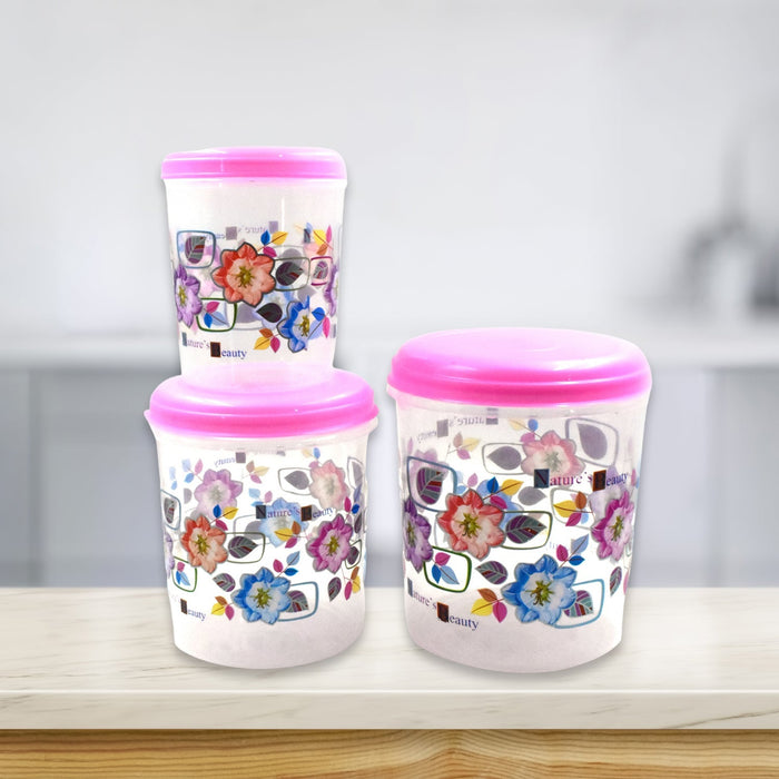 Plastic Storage Container Set – 3 Pc Home & Office | Storenzo