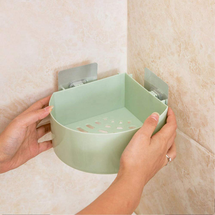 Self Adhesive Corner Shelf – Bathroom Kitchen Storage | Mist & Relax